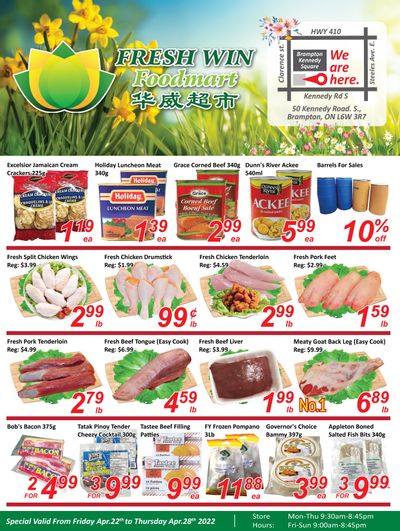 Fresh Win Foodmart Flyer April 22 to 28