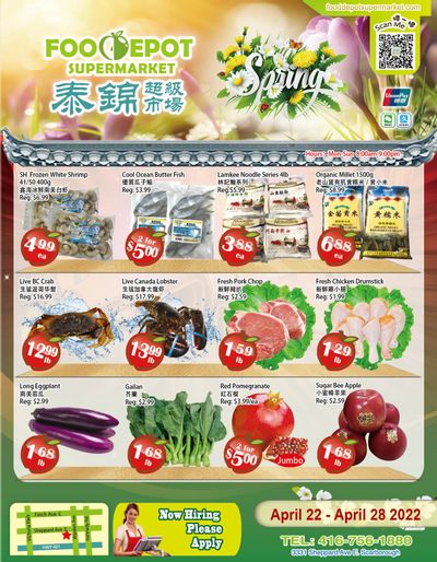 Food Depot Supermarket Flyer April 22 to 28