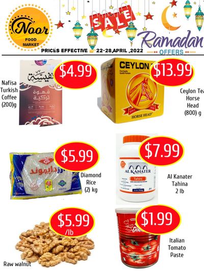 Noor Food Market Flyer April 22 to 28