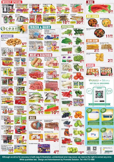 Oceans Fresh Food Market (Mississauga) Flyer April 22 to 28