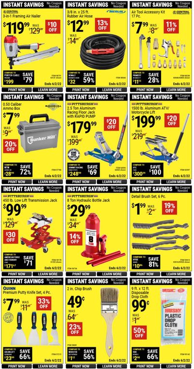 Harbor Freight Weekly Ad Flyer April 22 to April 29