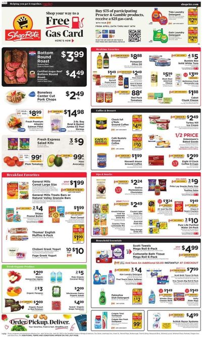 ShopRite (CT, DE, MD, NJ, NY, PA) Weekly Ad Flyer April 22 to April 29