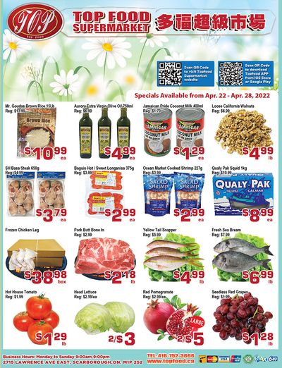 Top Food Supermarket Flyer April 22 to 28