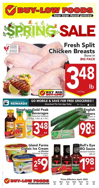Buy-Low Foods Flyer April 24 to 30