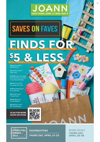 JOANN Weekly Ad Flyer April 22 to April 29