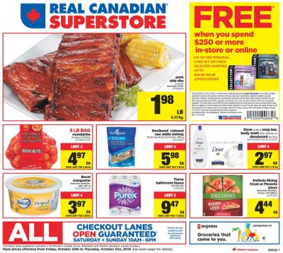 Real Canadian Superstore (West) Flyer October 25 to 31