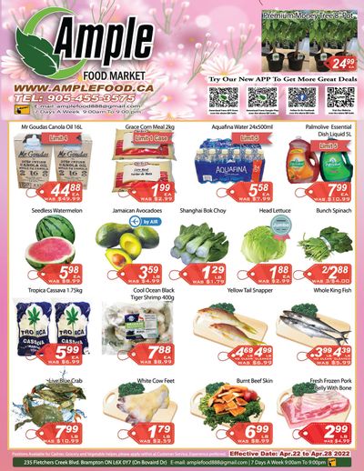 Ample Food Market (Brampton) Flyer April 22 to 28