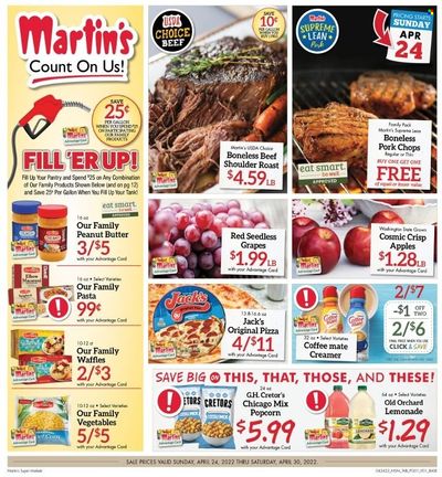 Martin’s (IN, MI) Weekly Ad Flyer April 23 to April 30