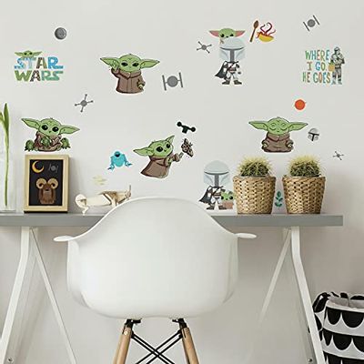 RoomMates The Child Illustrated Peel and Stick Wall Decals green, brown, blue $13.99 (Reg $17.60)
