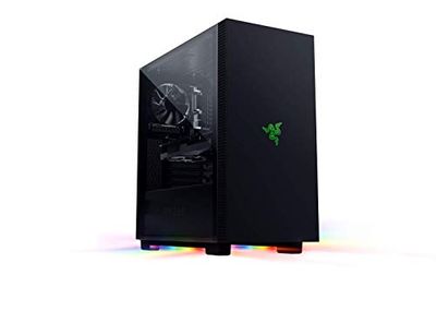 Tomahawk ATX Mid-Tower Gaming Case: Dual-Sided Tempered Glass Swivel Doors, Ventilated Top Panel, Chroma RGB Underglow Lighting, Built-in Cable Management, Classic Black $199.99 (Reg $229.99)