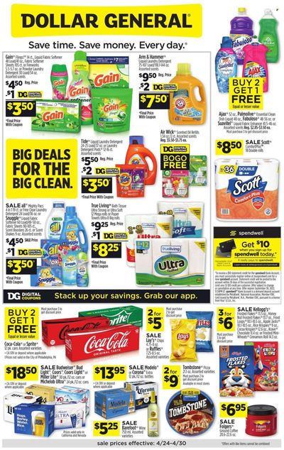 Dollar General Weekly Ad Flyer April 24 to May 1