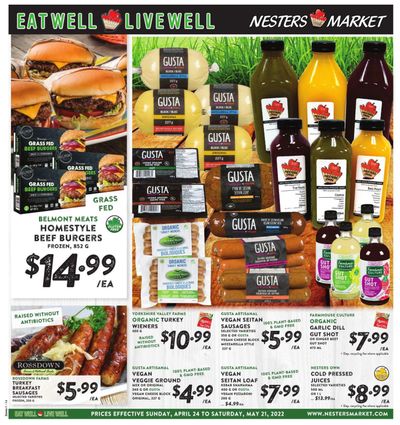 Nesters Market Eat Well Live Well Flyer April 24 to May 21