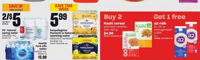 Loblaws Ontario Kashi Cereal And a2 Milk Deal This Week