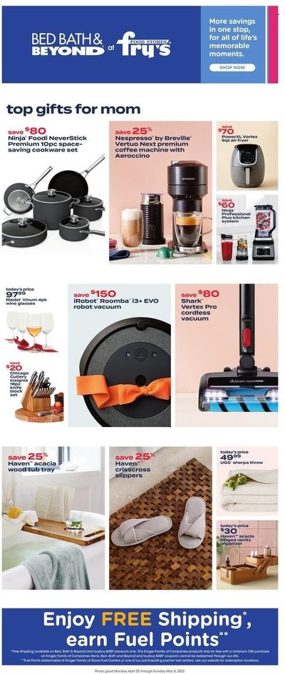 Fry’s (AZ) Weekly Ad Flyer April 25 to May 2