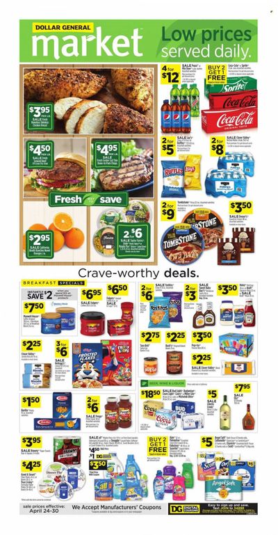 Dollar General (CA) Weekly Ad Flyer April 25 to May 2