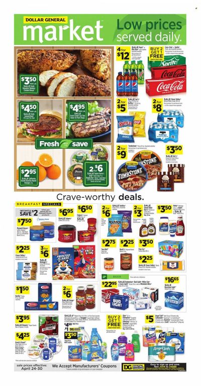 Dollar General (OK) Weekly Ad Flyer April 25 to May 2
