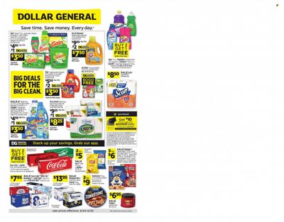 Dollar General (MS) Weekly Ad Flyer April 25 to May 2