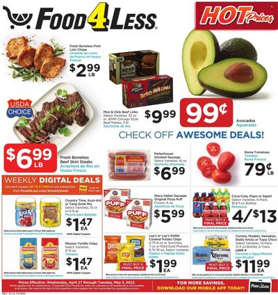 Food 4 Less (IL) Weekly Ad Flyer April 26 to May 3