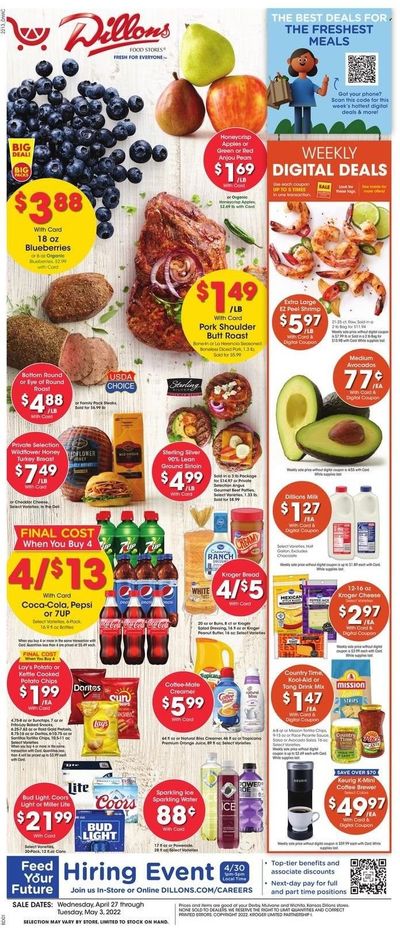 Dillons (KS) Weekly Ad Flyer April 26 to May 3