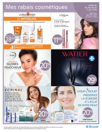 Brunet Cosmetics Flyer April 28 to June 1