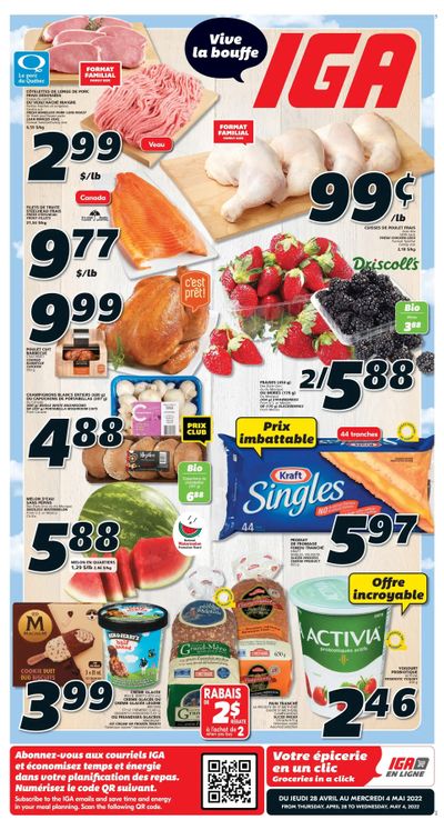 IGA (QC) Flyer April 28 to May 4