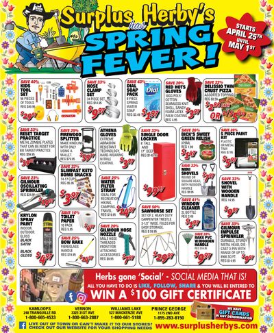 Surplus Herby's Flyer April 25 to May 1
