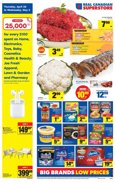 Real Canadian Superstore (West) Flyer April 28 to May 4