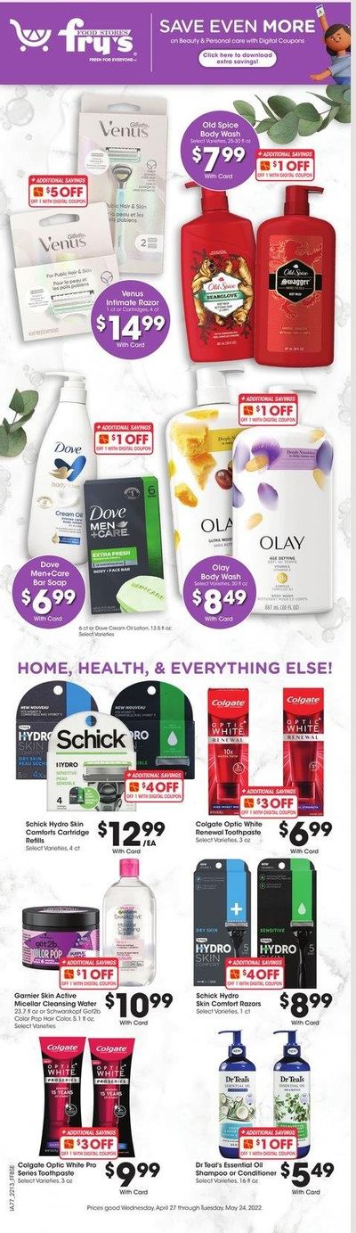 Fry’s (AZ) Weekly Ad Flyer April 27 to May 4