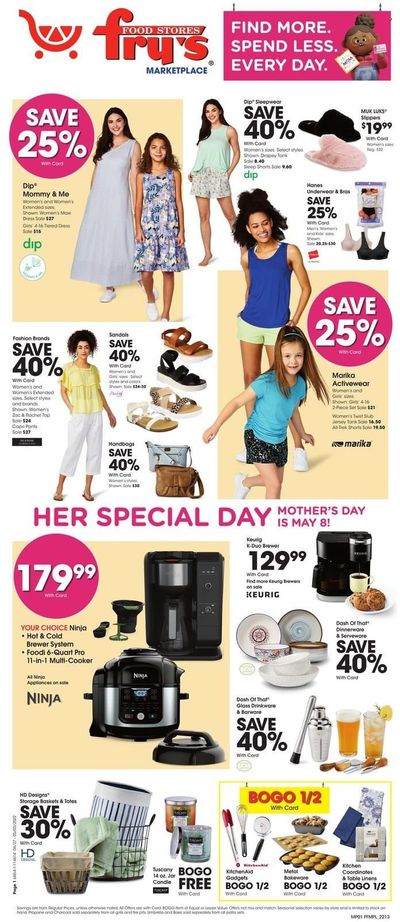 Fry’s (AZ) Weekly Ad Flyer April 27 to May 4