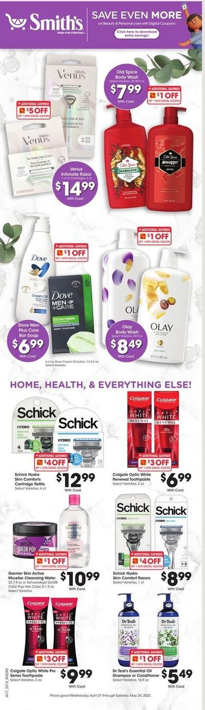 Smith's (AZ, ID, MT, NM, NV, UT, WY) Weekly Ad Flyer April 27 to May 4