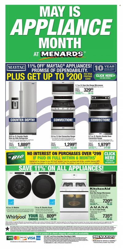 Menards Weekly Ad Flyer April 27 to May 4