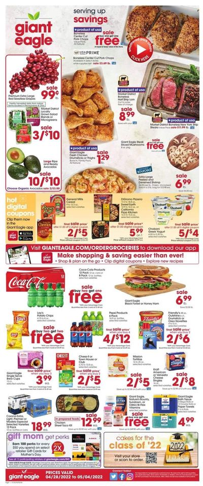 Giant Eagle (OH, PA) Weekly Ad Flyer April 27 to May 4