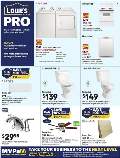 Lowe's Weekly Ad Flyer April 27 to May 4