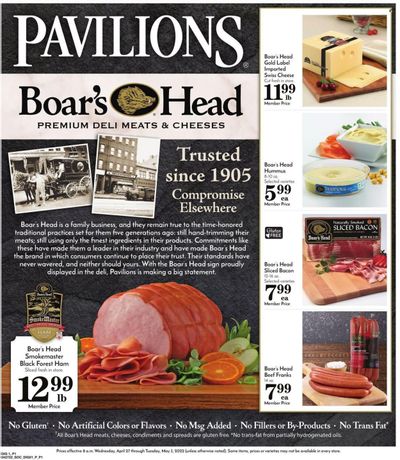 Pavilions (CA) Weekly Ad Flyer April 27 to May 4