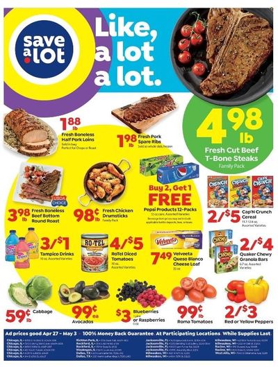 Save a Lot Weekly Ad Flyer April 27 to May 4