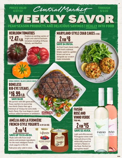 Central Market (TX) Weekly Ad Flyer April 27 to May 4