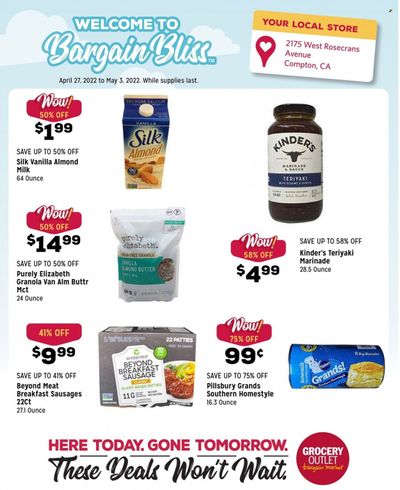 Grocery Outlet (CA, ID, OR, PA, WA) Weekly Ad Flyer April 27 to May 4