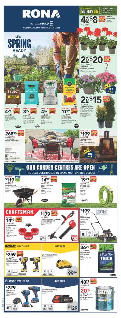 Rona (West) Flyer April 28 to May 4