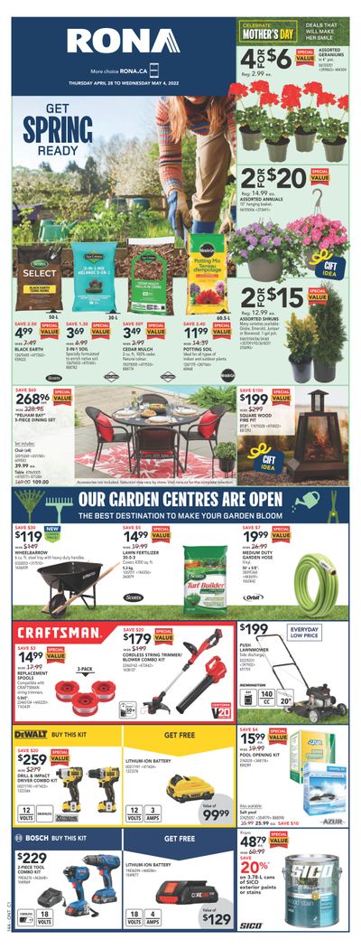 Rona (ON) Flyer April 28 to May 4