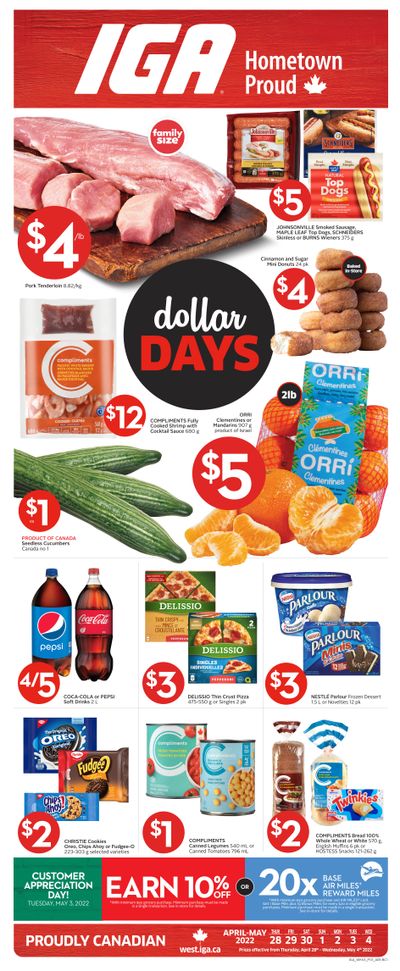 IGA (AB) Flyer April 28 to May 4