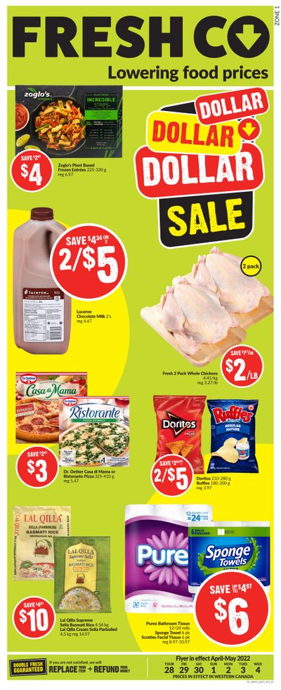 FreshCo (West) Flyer April 28 to May 4