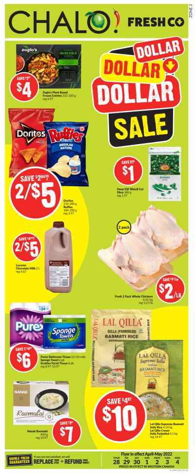 Chalo! FreshCo (West) Flyer April 28 to May 4