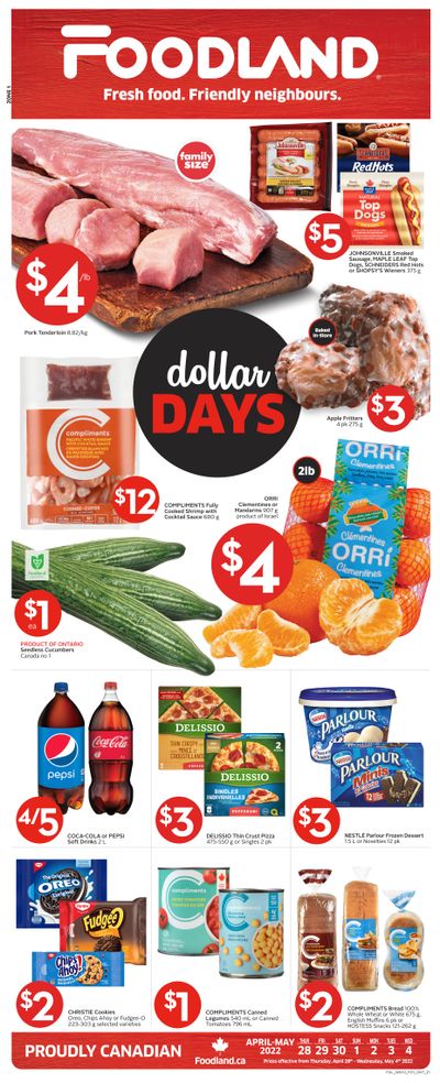 Foodland (ON) Flyer April 28 to May 4