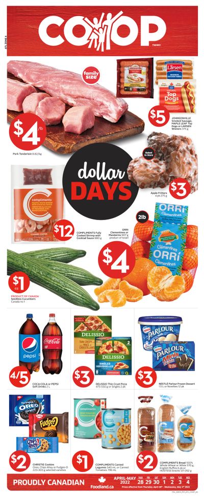 Foodland Co-op Flyer April 28 to May 4