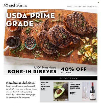 Bristol Farms (CA) Weekly Ad Flyer April 27 to May 4