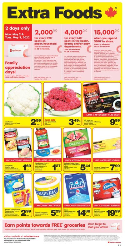Extra Foods Flyer April 28 to May 4