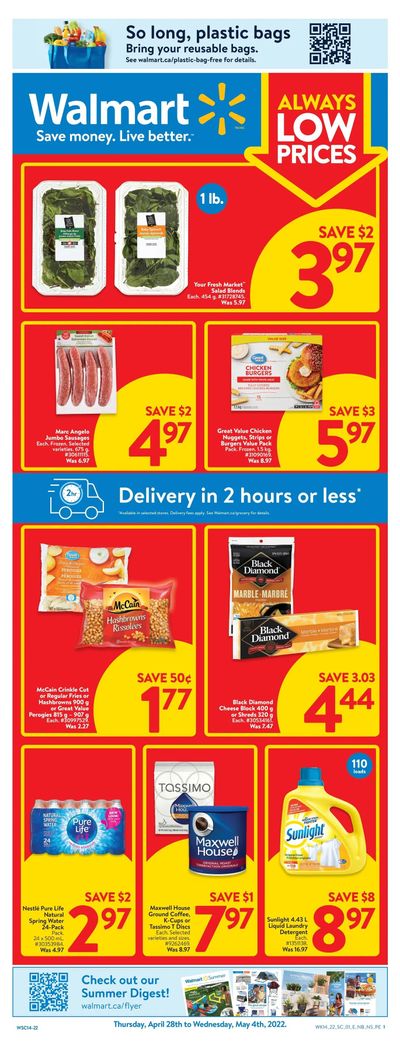 Walmart (Atlantic) Flyer April 28 to May 4