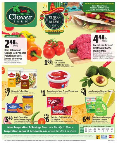 Clover Farm Flyer April 28 to May 4