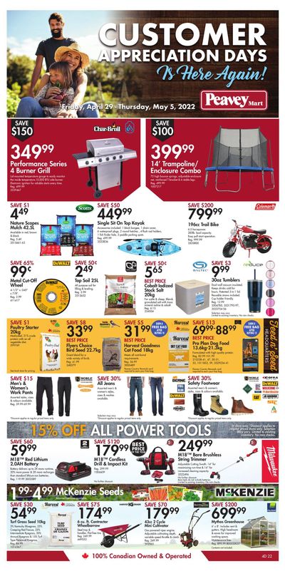 Peavey Mart Flyer April 29 to May 5