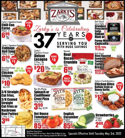 Zarky's Flyer April 27 to May 3